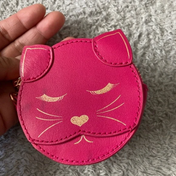 Ted baker Cat Face Coin Purse Keychain - Picture 4 of 13